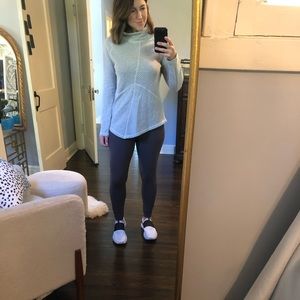 Prana - gray asymmetrical hem sweater